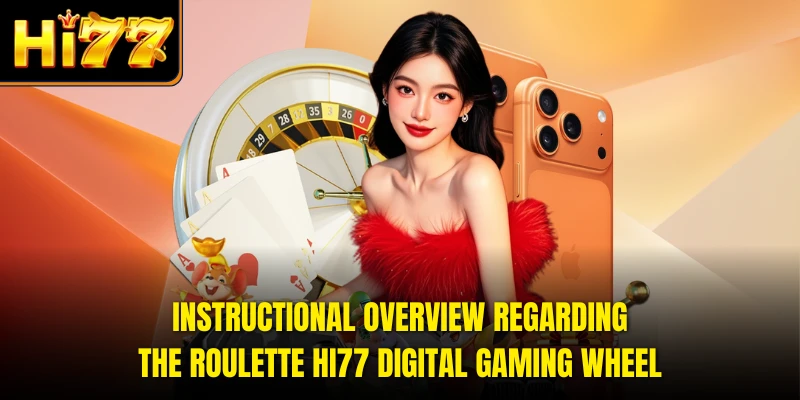Instructional overview regarding the Roulette HI77 digital gaming wheel