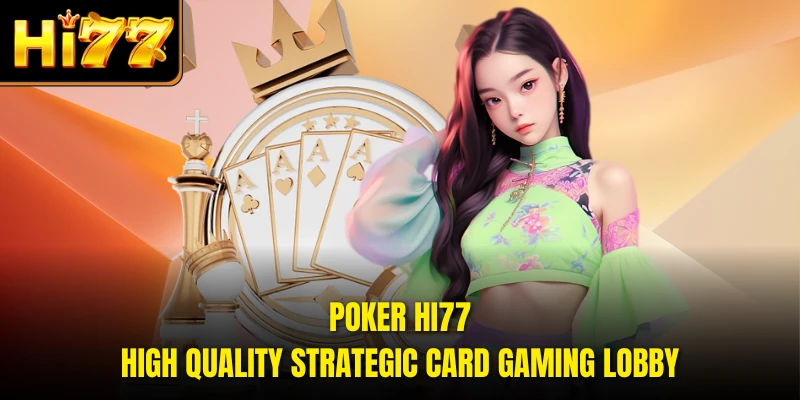 Poker HI77 - High Quality Strategic Card Gaming Lobby
