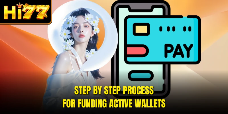 Step by step process for funding active wallets